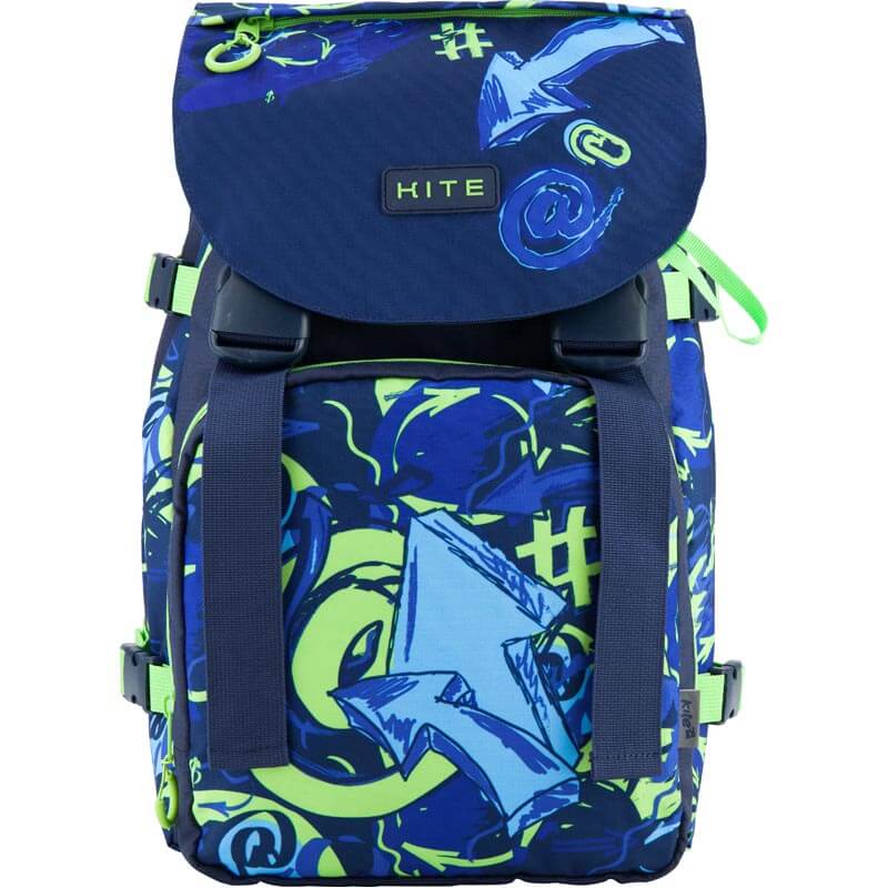 

Рюкзак мягкий молодежный Kite Junior Тёмно-синий (K18-817M-2)