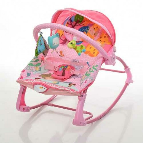 

Детский шезлонг-качалка Bambi PK-306-8, розовый