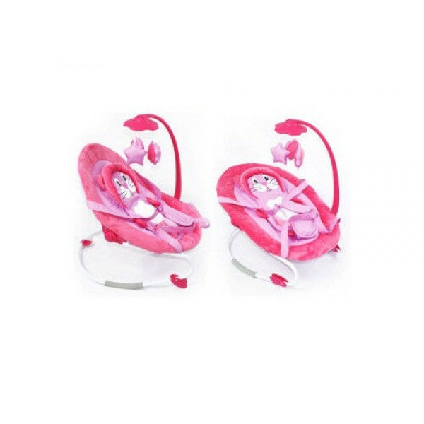 

Детская качалка шезлонг для малыша BT-BB-0002 PINK