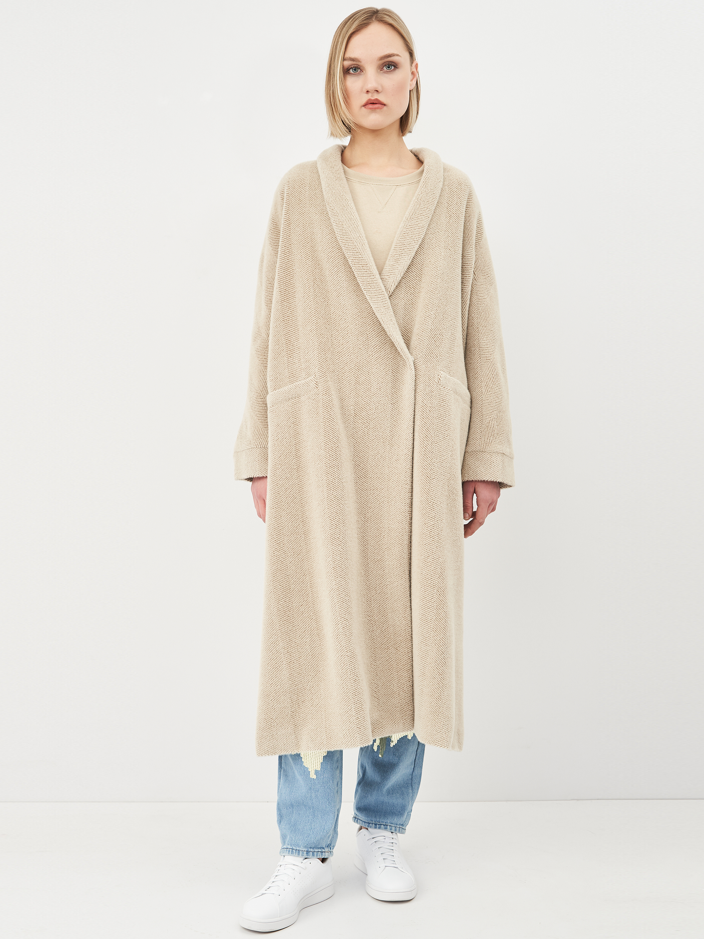 

Пальто Cacharel smixb1880007 40 Бежевое