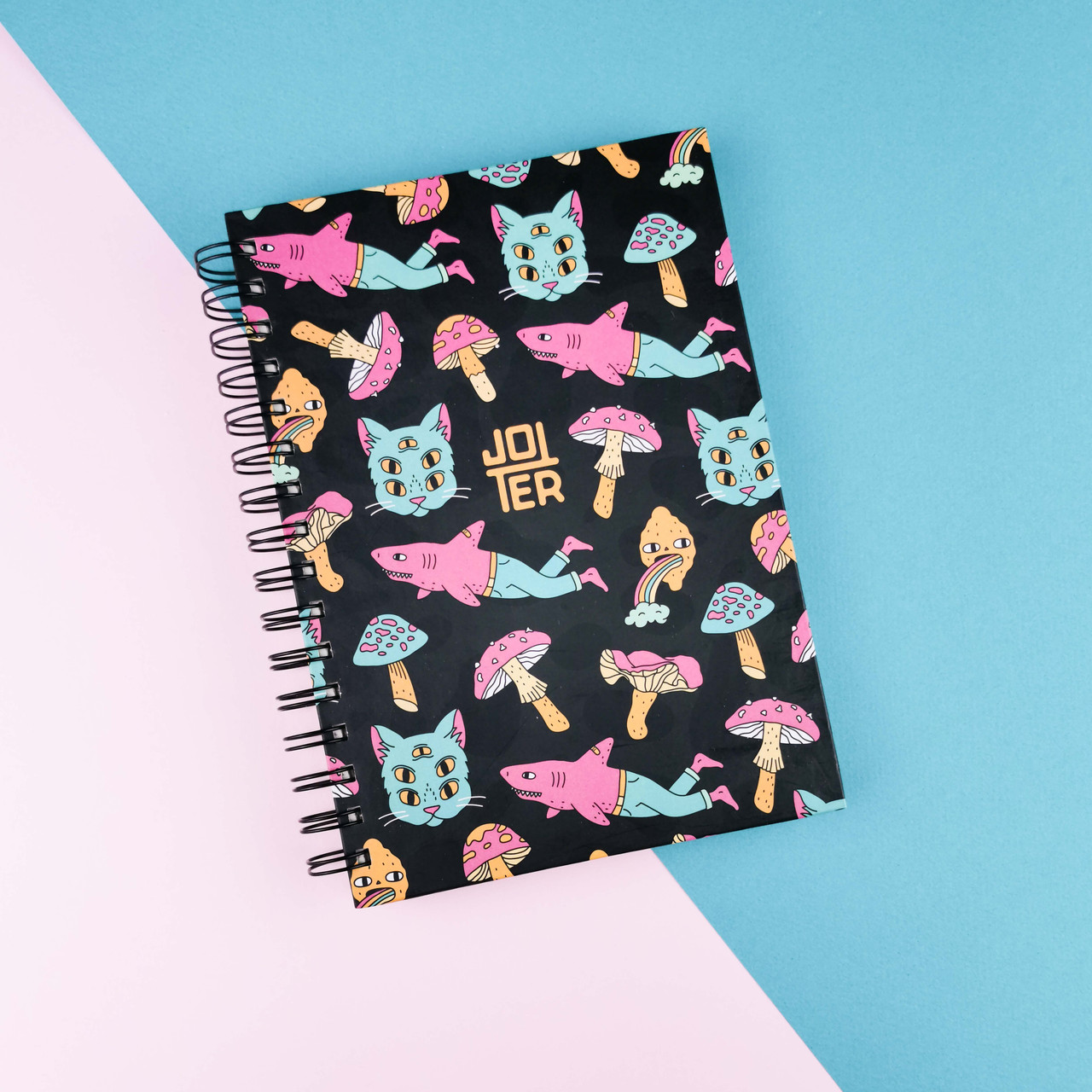 

Скетчбук Jotter Акулы А5 130стр в твердой обложке, пружина