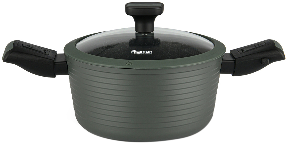 

Кастрюля Fissman Brilliant со съемными ручками 4.5 л