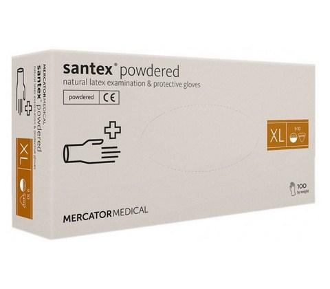 

Перчатки Mercator Medical Santex Powdered латексные XL 100шт