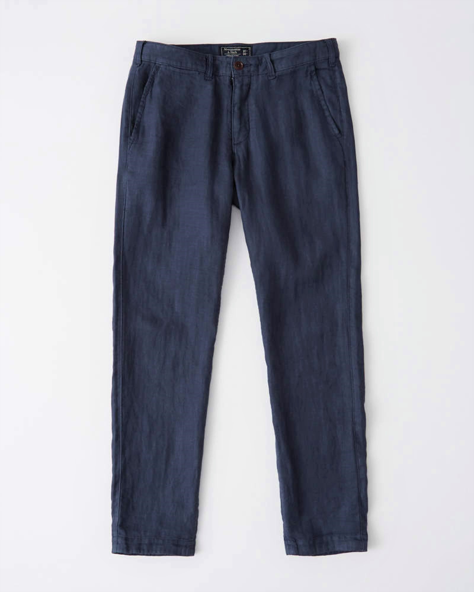 

Брюки мужские - брюки Skinny Abercrombie & Fitch AF8001M 33/32 Синий