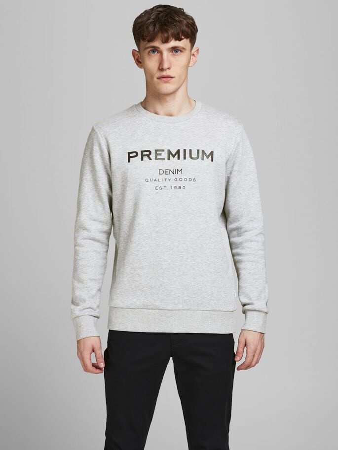 

Свитшот Jack & Jones 12175205-54013 M Light Grey Melange