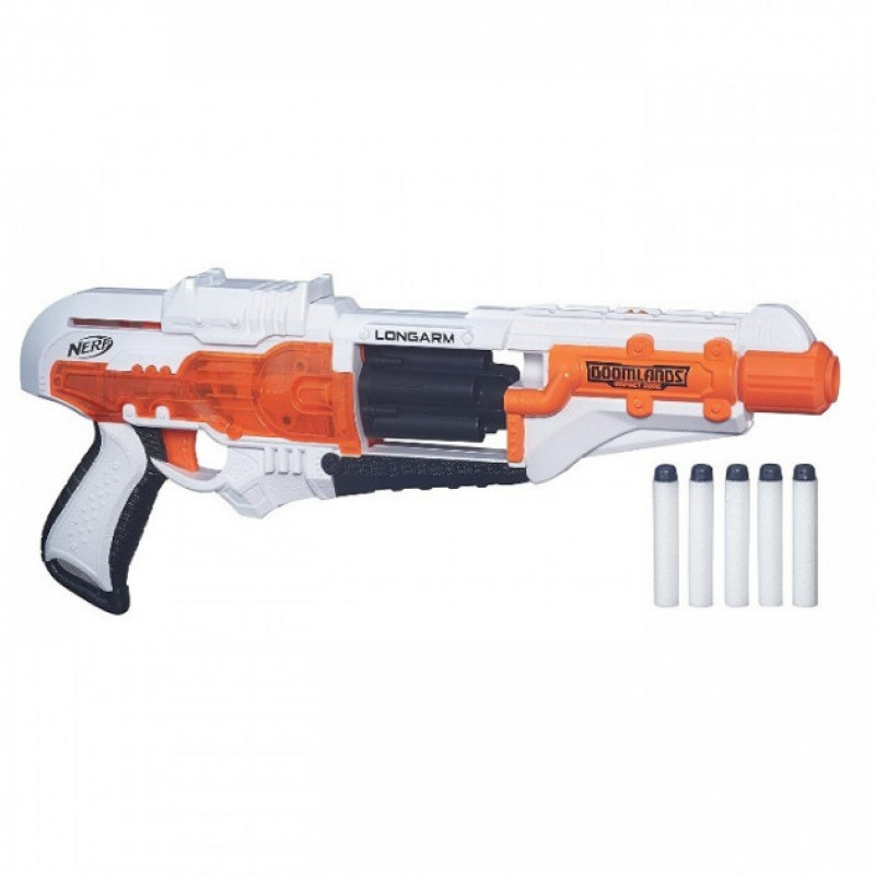 

Бластер NERF Impact Zone Longarm Белый (pr000260)