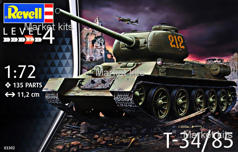 

Танк T-34/85 1:72 Revell (RVL-03302)