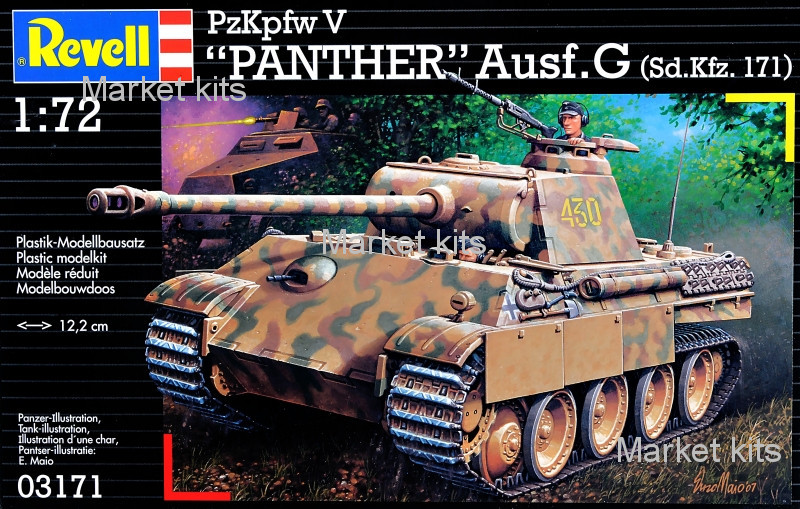 

Танк Panzerkampfwagen V Panther Aufg. G 1:72 Revell (RVL-03171)