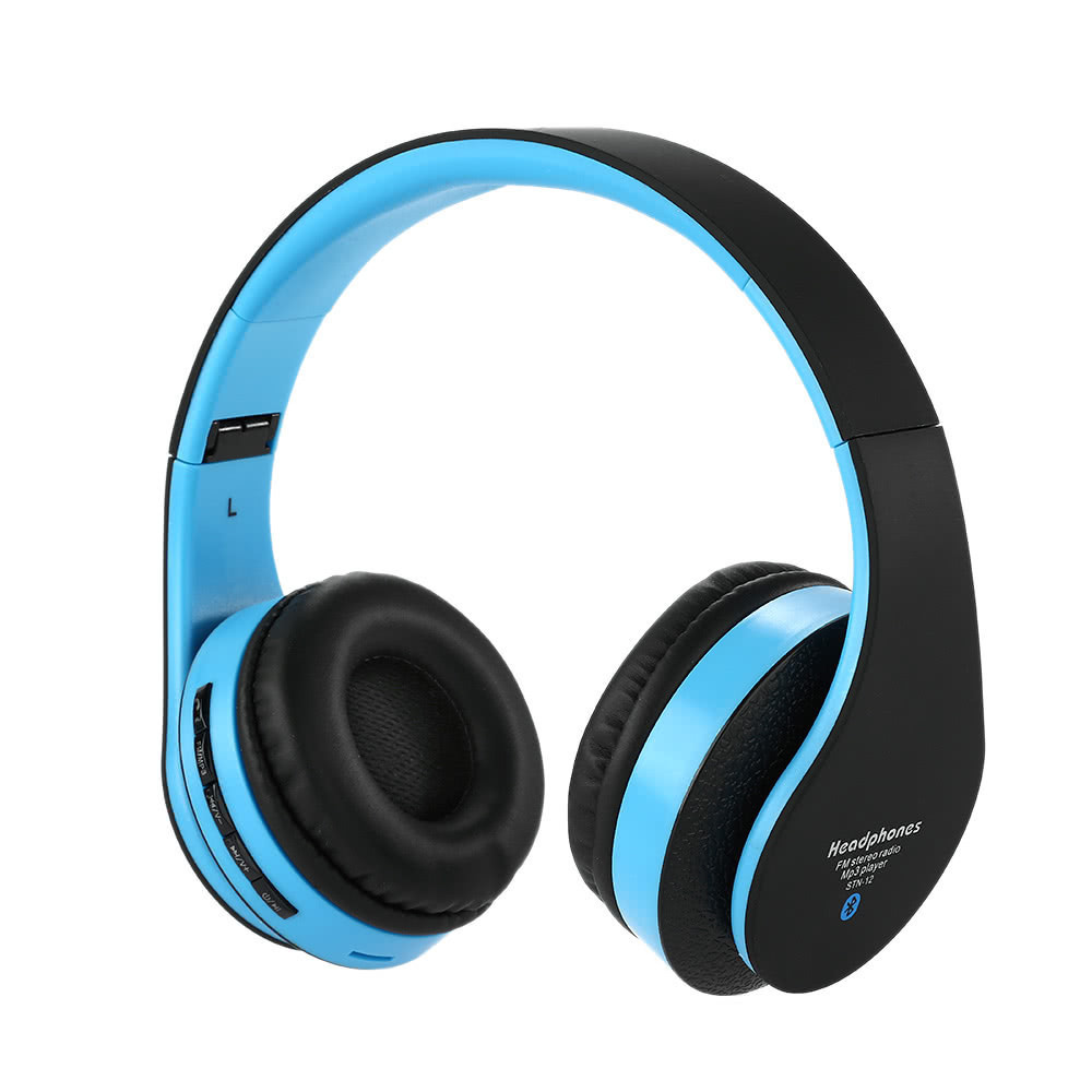 

Беспроводные Bluetooth стерео наушники Dellta STN-12 с МР3 и FM черный (np4054)