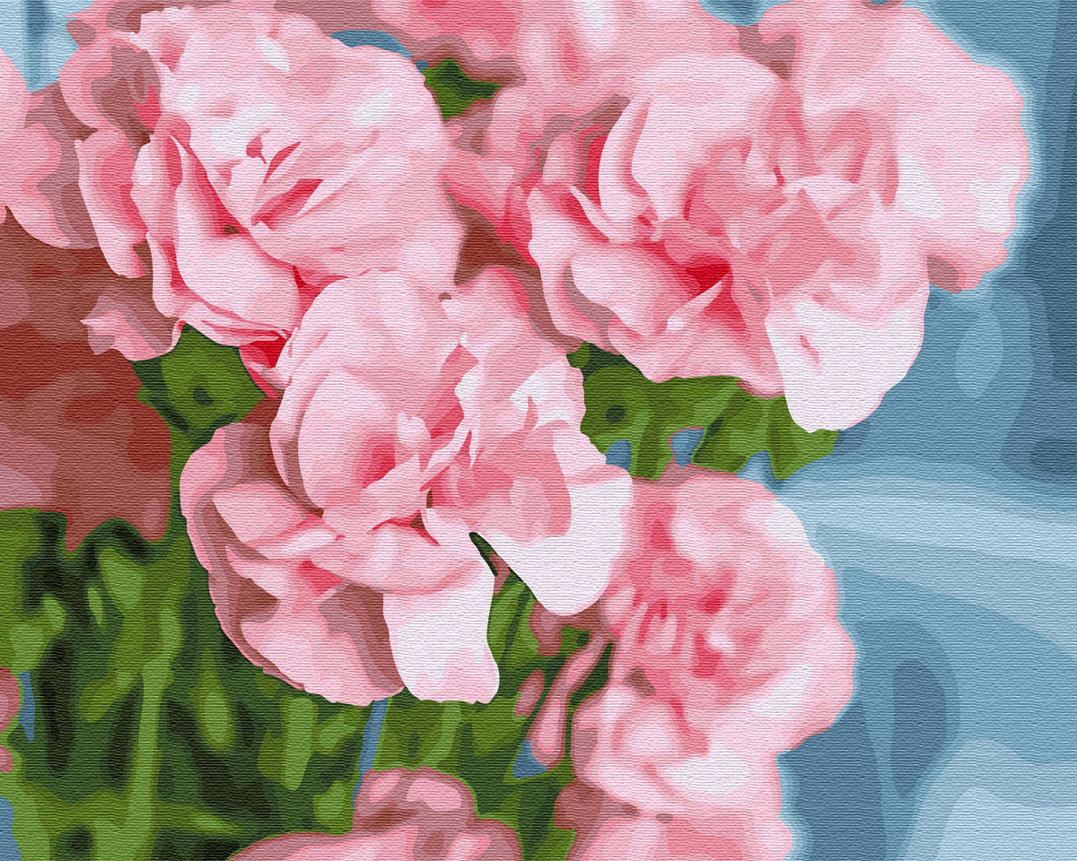 

Картина по номерам BrushMe GX30095 40*50 cм Розовая камелия