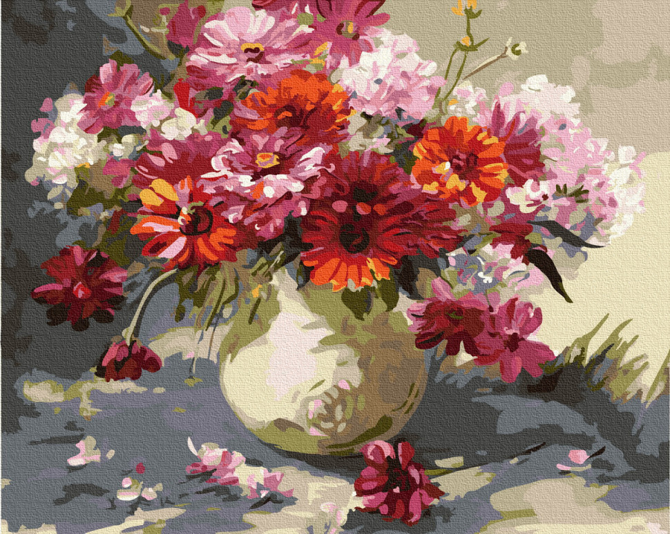

Картина по номерам BrushMe GX24694 40*50 cм Букет ярких маргариток