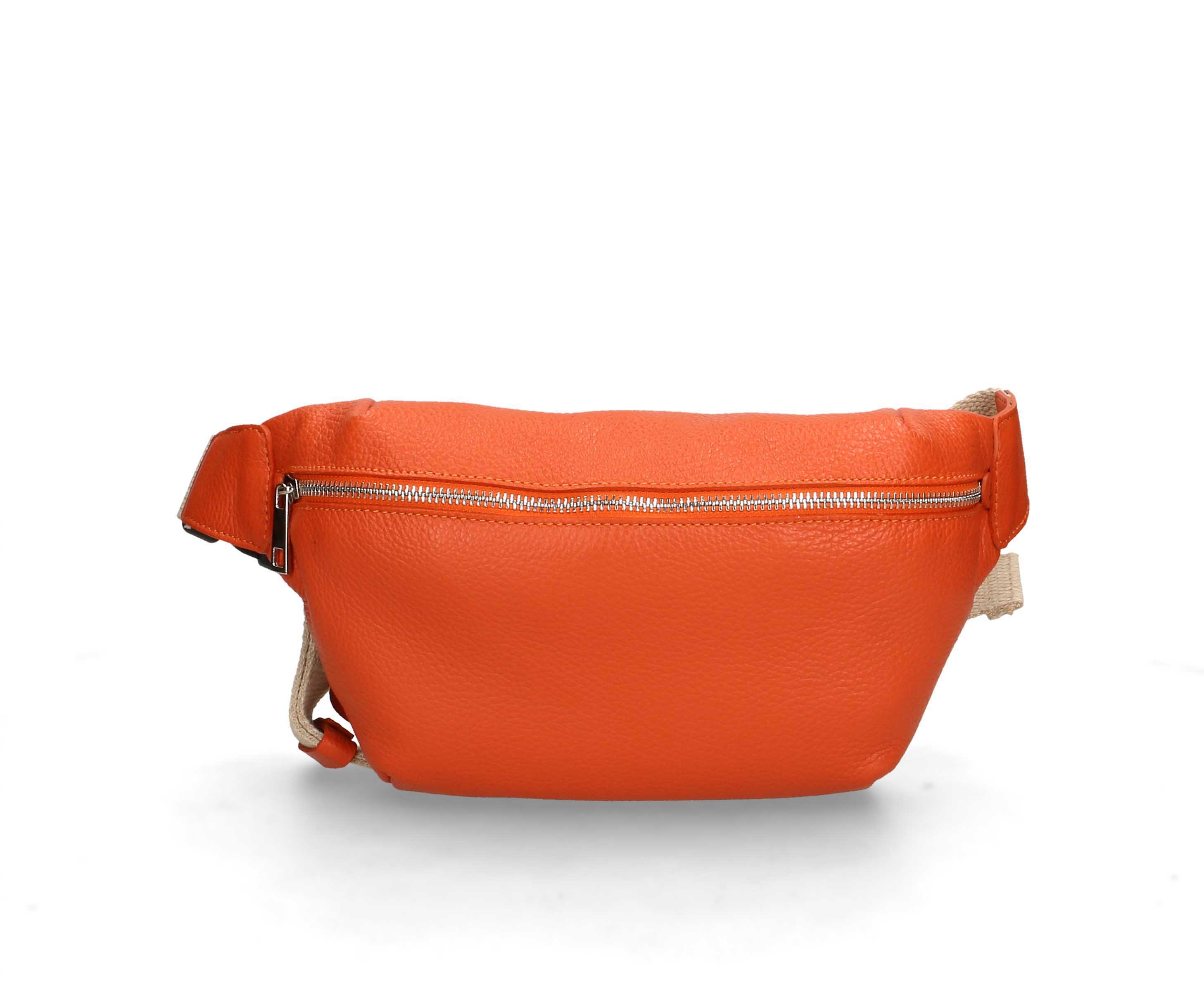 

Сумка на пояс Italian Bags 11732_papaya Кожаный Оранжевый
