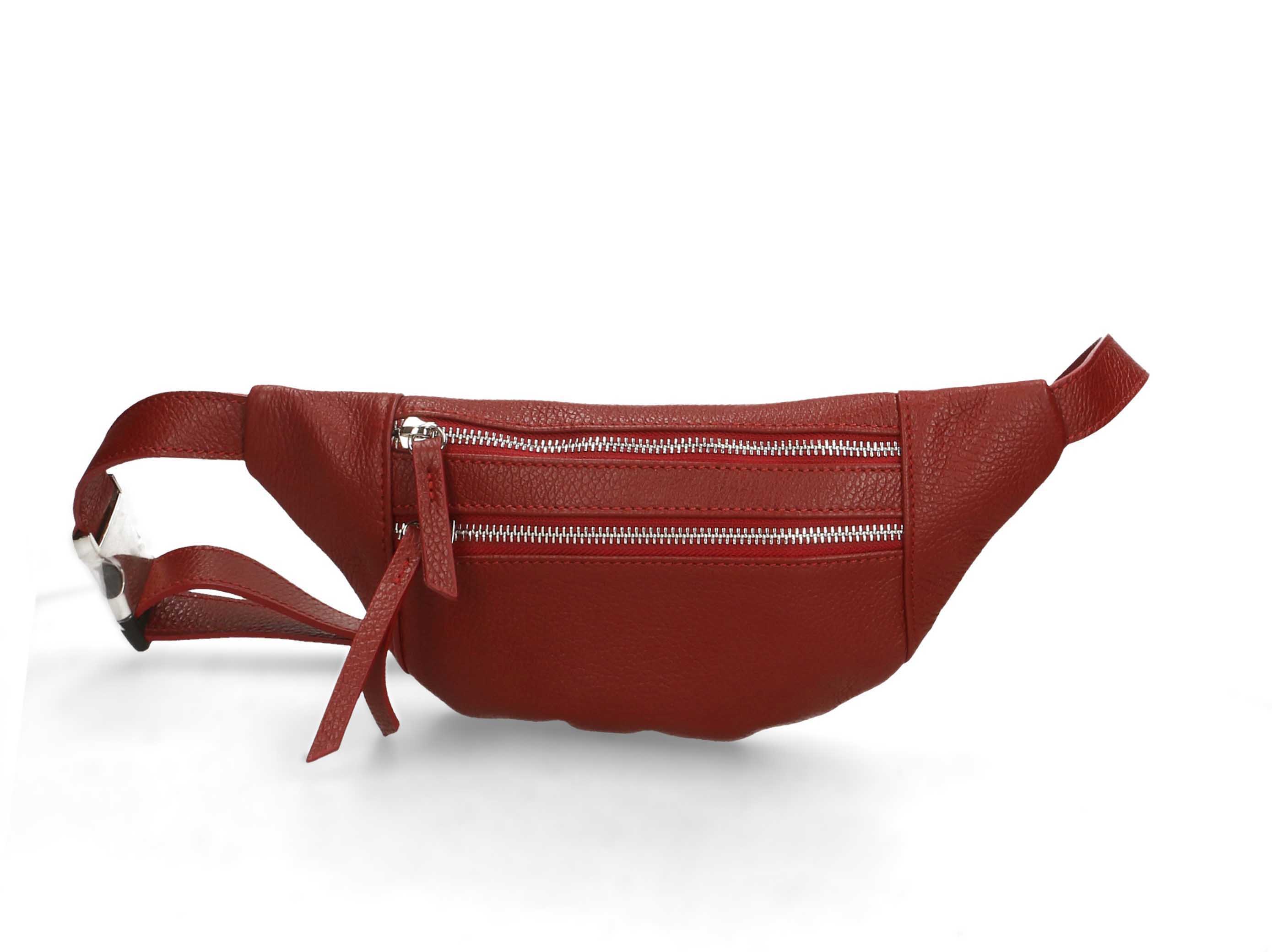 

Сумка на пояс Italian Bags 534166_red Кожаный Красный