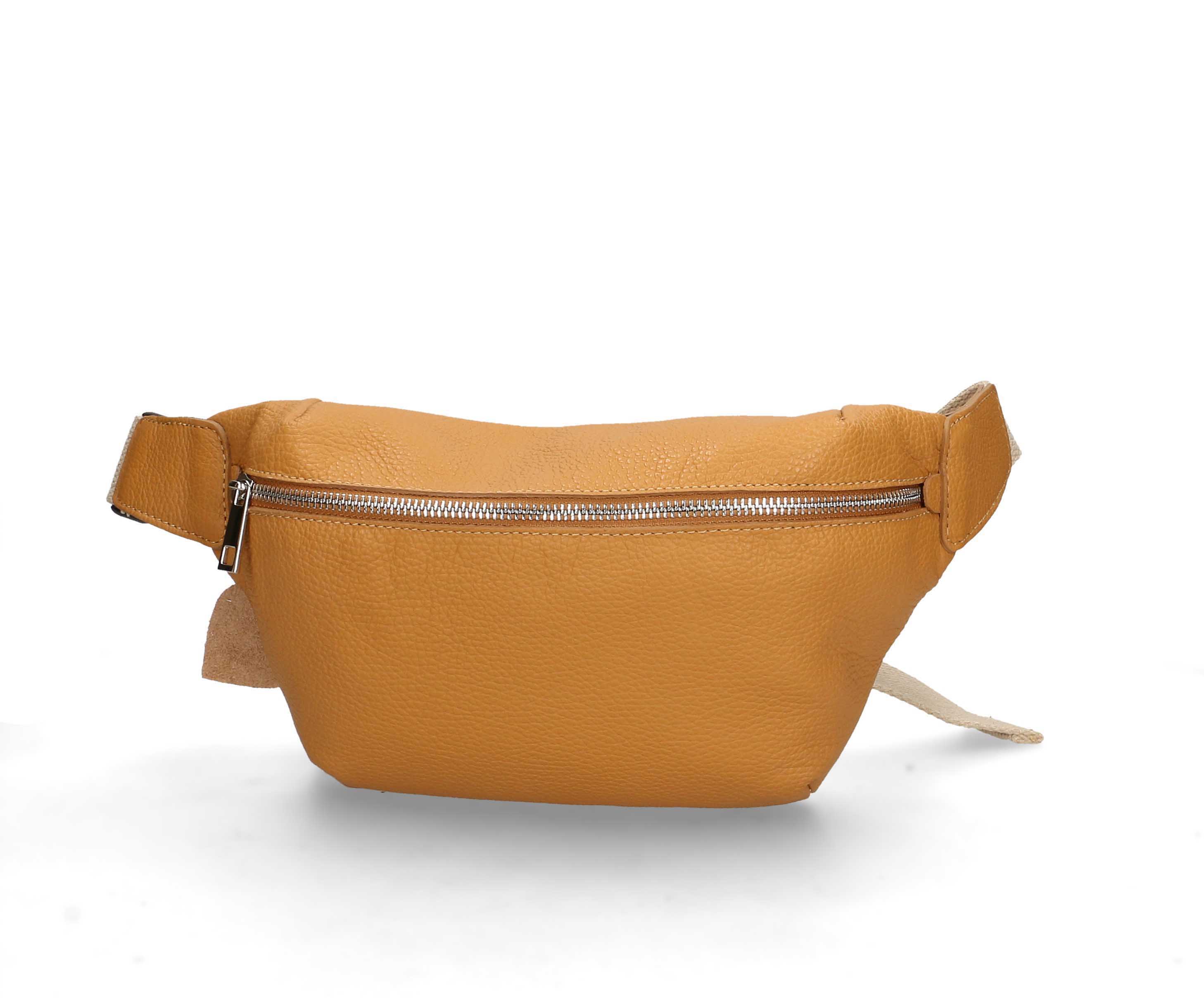 

Сумка на пояс Italian Bags 11732_cuoio Кожаный Коньячный