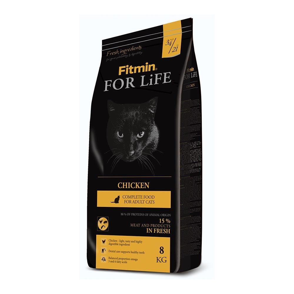 

Сухой корм кoшeк Fitmin cat For Life Chicken 8 кг (ф4842)