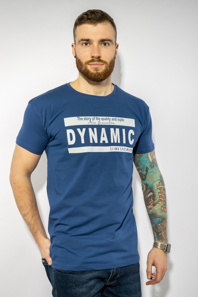 

Футболка с принтом Time of Style 85F266  Синий, Футболка с принтом Time of Style 85F266 XL Синий
