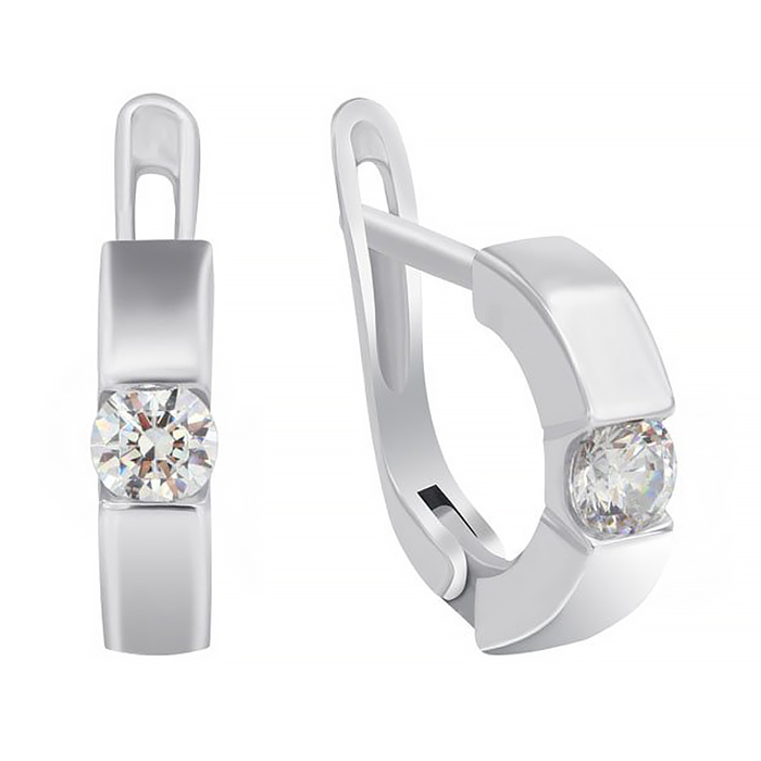 

Серебряные серьги с цирконием SWAROVSKI 000039218