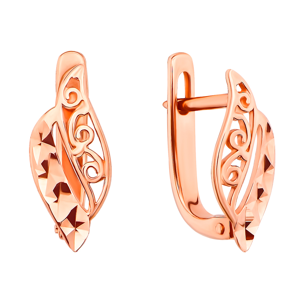 

Серьги из красного золота 000106130