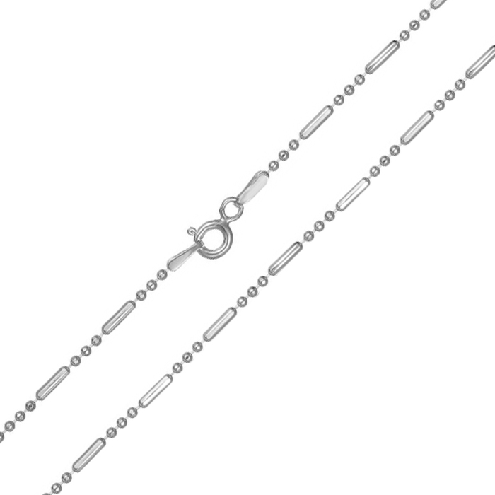 

Серебряная цепь с родированием, 5 мм 000078629 40 размера