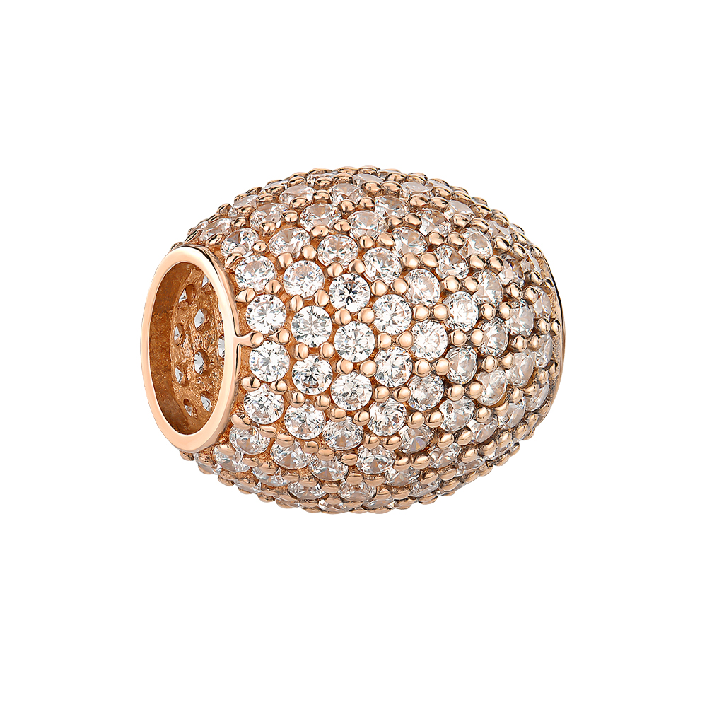 

Подвеска из красного золота с цирконием 000141635