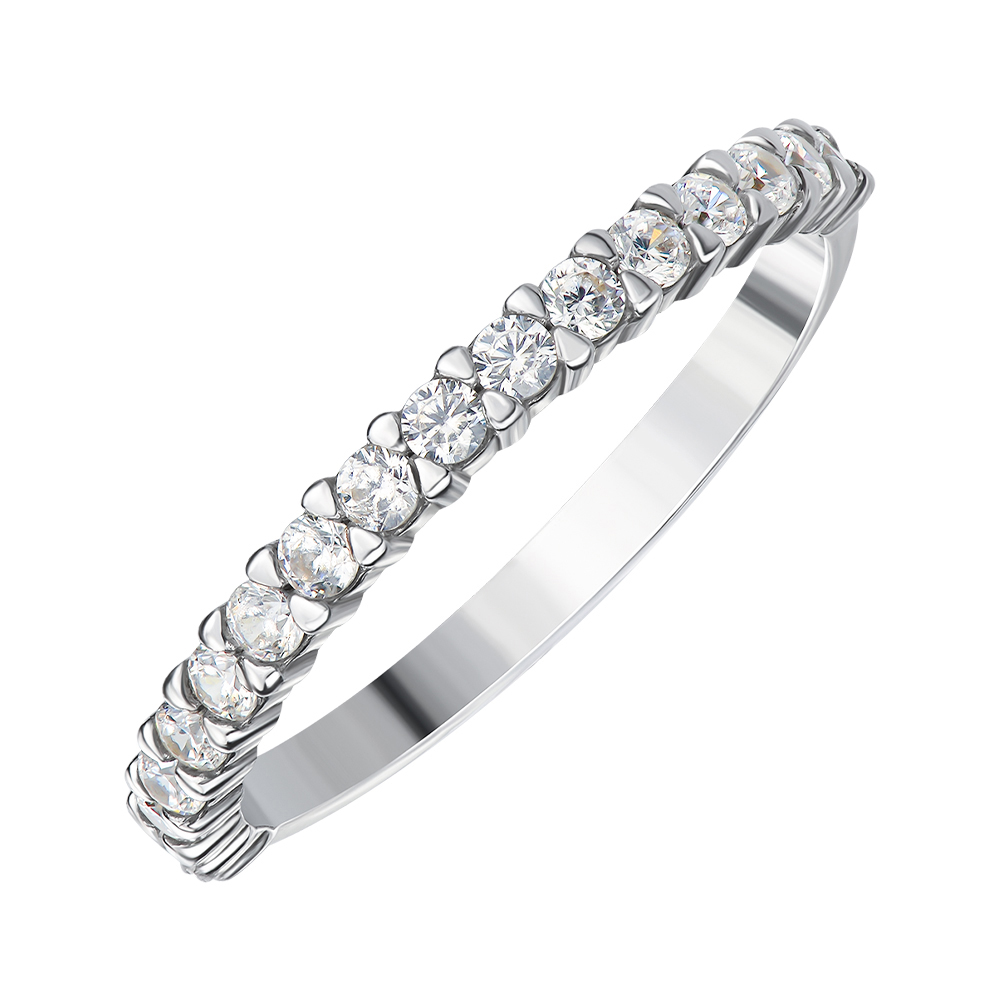 

Серебряное кольцо с фианитами 000145081 17 размера