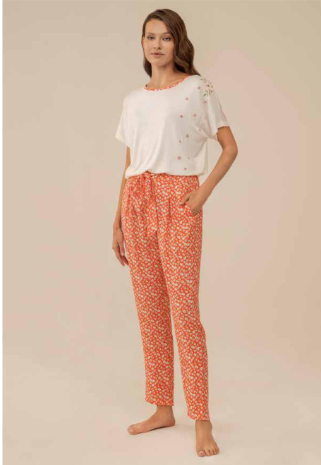 

Жіноча піжама Feyza 4021 S Персик