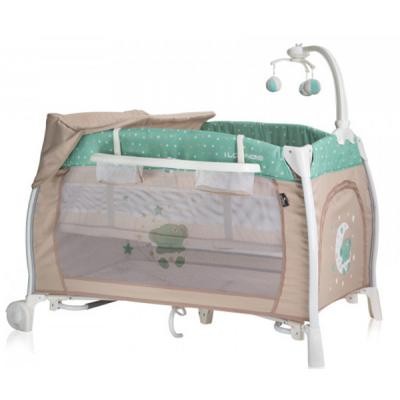 

Детский манеж Bertoni/Lorelli LOUNGE 2L ROCKER (green/beige moon bear)