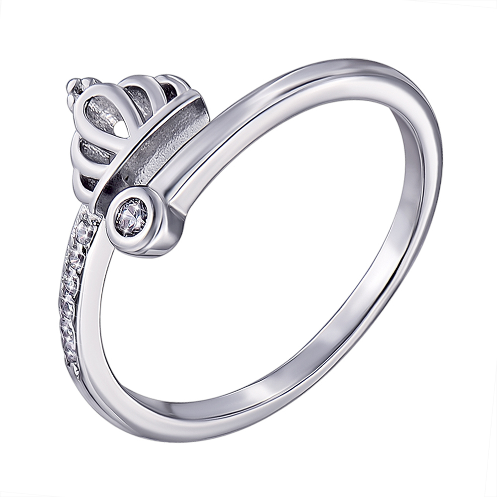 

Серебряное кольцо с цирконием 000139905 17 размера