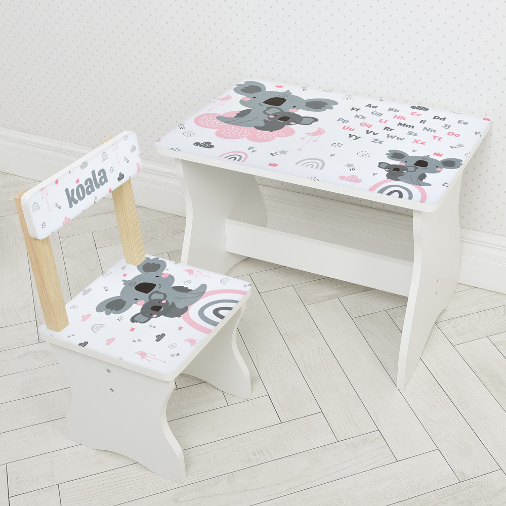 

Столик Bambi 504-115(EN) Kaola Grey / Pink (504-115(EN))