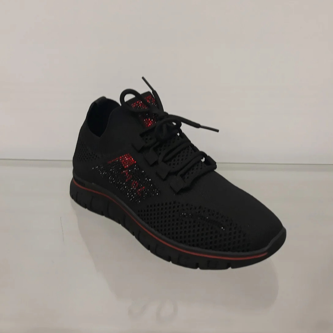 

Кроссовки текстильные с сеткой Allshoes OAV925-2 40 черные