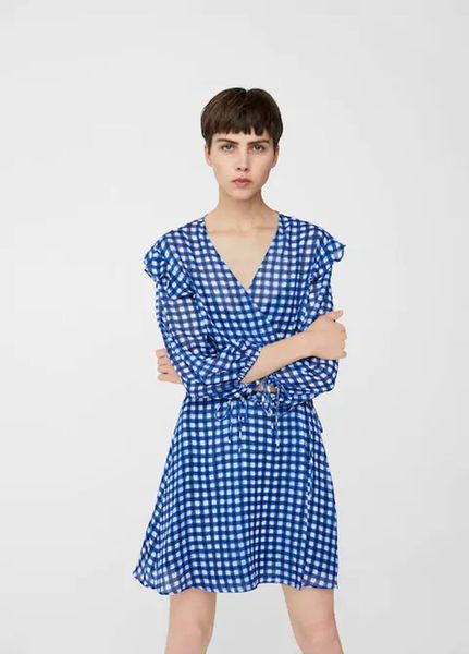 

Платье MANGO S синее (1089-915)