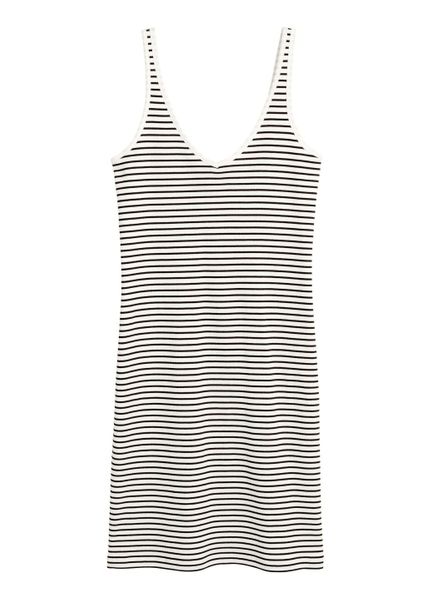

Платье H&M L черно-белое (1092-173)