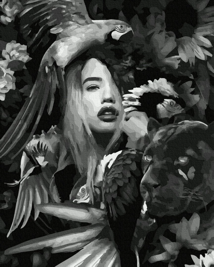 

Картина рисование по номерам BrushMe БК Амазонка BK-GX35639 40х50 см Люди на картине набор для росписи краски, кисти, холст