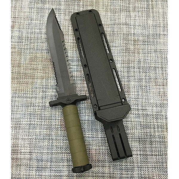 

Охотничий антибликовый нескладной нож GR 232/1B 34,5 см для походов, охоты, рыбалки, туризма (GR000X70002328B)