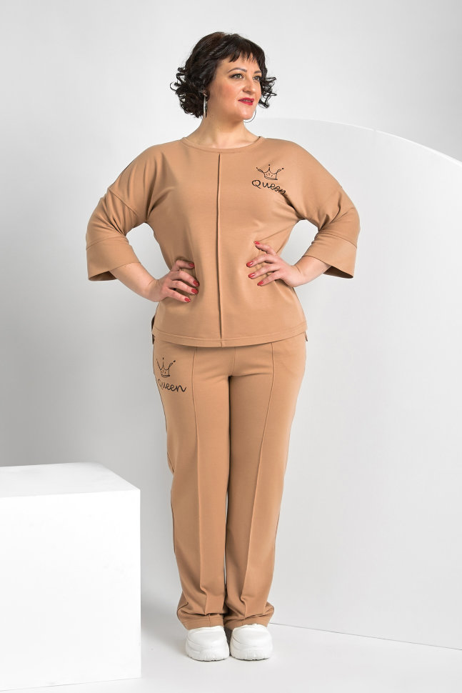 

Костюм Alenka Plus 1369-2 песочный, Костюм Alenka Plus 1369-2 песочный, 50