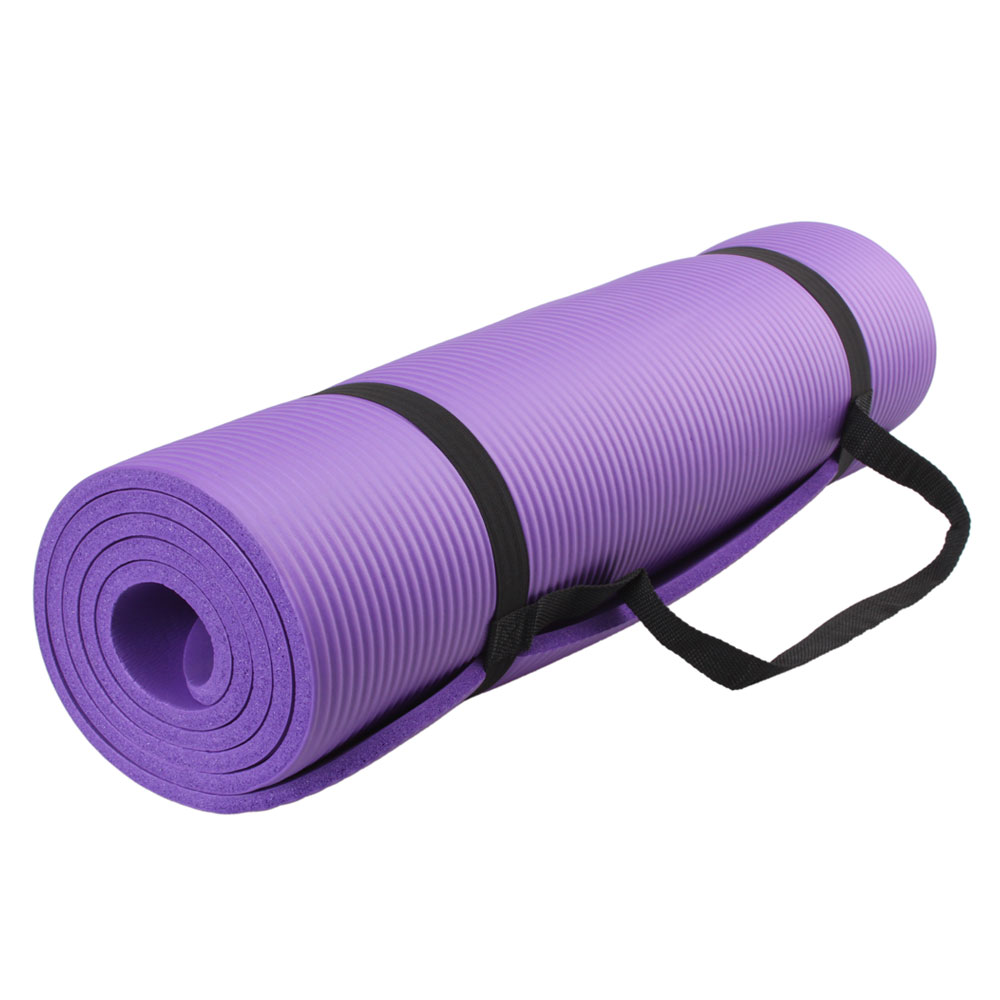 

Коврик для йоги и фитнеса NBR (йога мат, каремат спортивный) OSPORT Mat Pro 1.5см (FI-0135) Фиолетовый