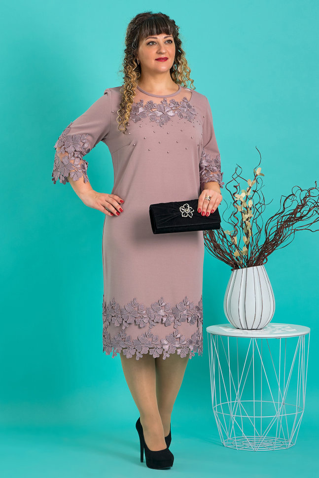

Платье Alenka Plus 141880-40 лиловый, Платье Alenka Plus 141880-40 лиловый, 60
