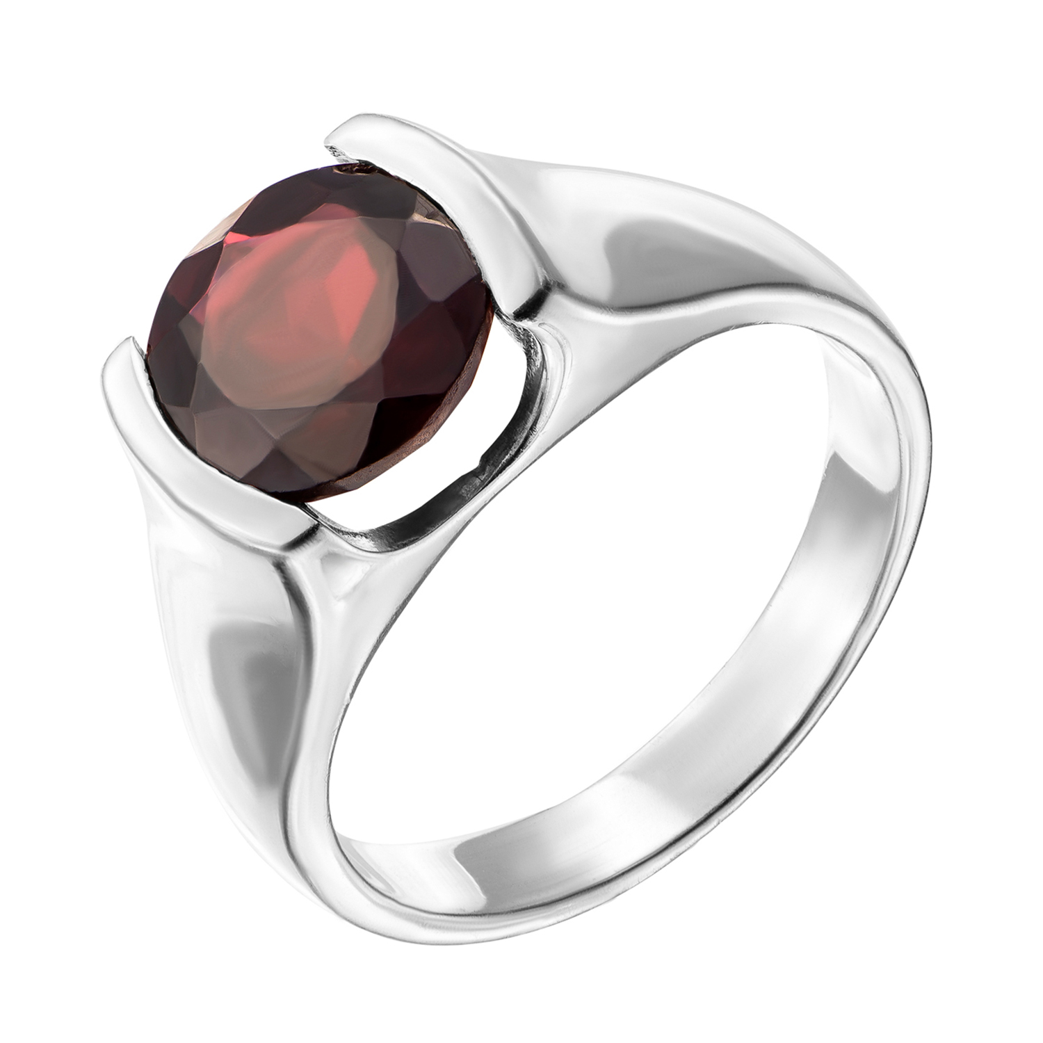 

Серебряное кольцо с гранатом 000140576 17 размера
