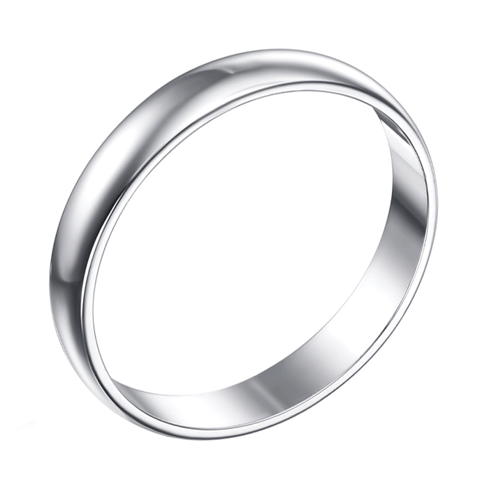 

Обручальное кольцо из белого золота 000007896 22.5 размера