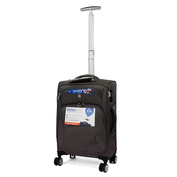 

Чемодан IT Luggage 35,5x55,5x20 см APPLAUD/Grey-Black S