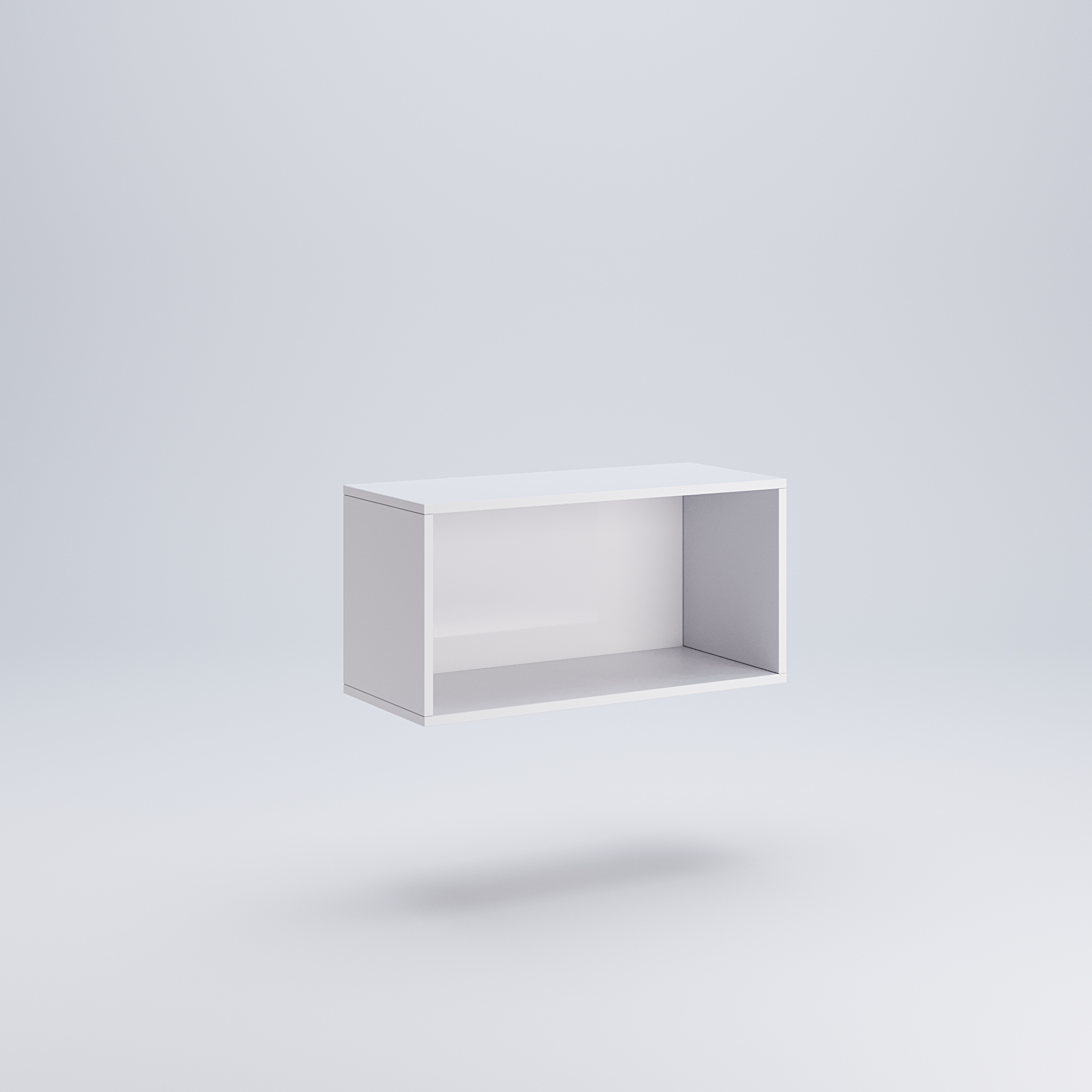 

Полка MiroMark BOX-11 настенная белый BX-11-WB