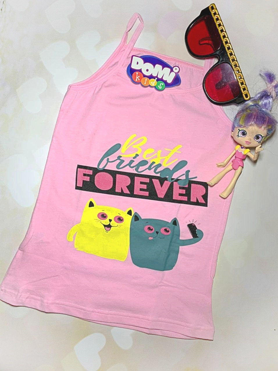 

Майка детская для девочки DOMI kids 68250-48 Розовый 4/5 (104-110cm)