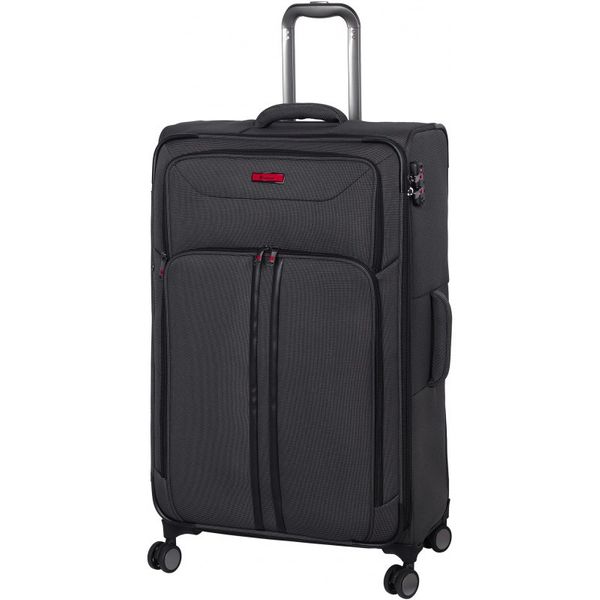 

Чемодан IT Luggage 48,5x81x29,5/36,5 см APPLAUD/Grey-Black L IT12-2457-08-L-M246