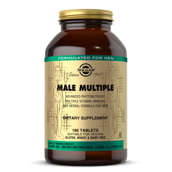 

Витамины для мужчин Male Multiple Solgar 180 таблеток (SOL088)