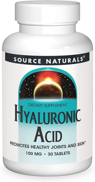 

Гиалуроновая кислота Hyaluronic Acid Source Naturals 100 мг 30 таблеток (SNS122)