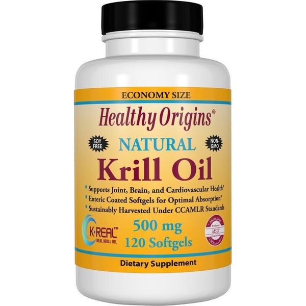 

Масло криля Krill Oil Healthy Origins ваниль 500 мг 120 капсул (HO097)