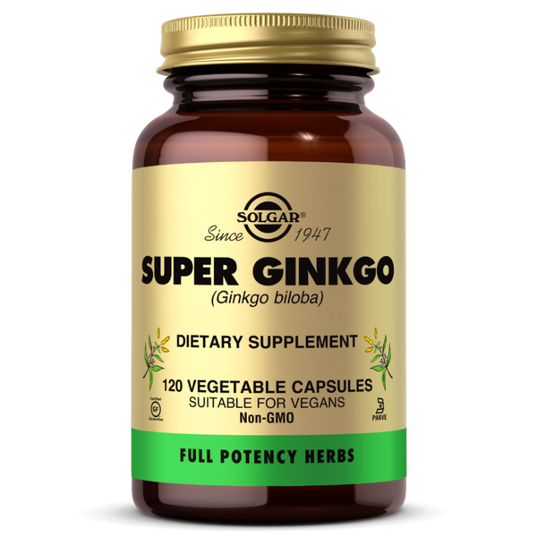 

Гинкго Билоба Super Ginkgo Solgar 120 капсул (SOL098)