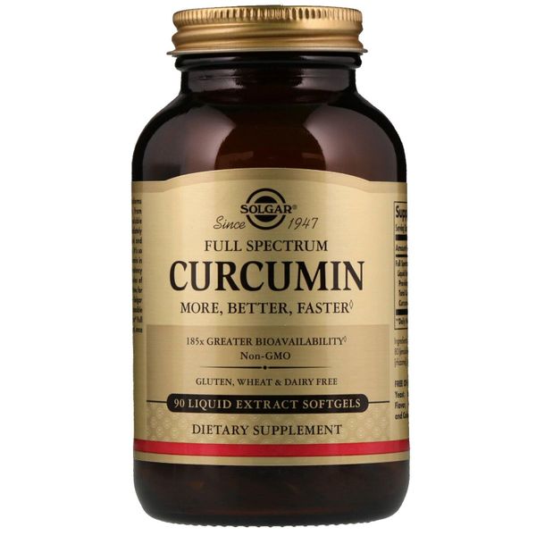 

Куркумин Curcumin Solgar 90 капсул (SOL154)