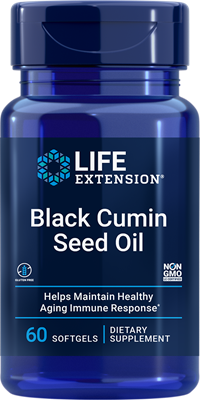 

Масло черного тмина Black Cumin Life Extension 60 капсул (LE024)