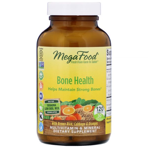 

Витамины для костей Bone Health MegaFood 120 таблеток (MF060)